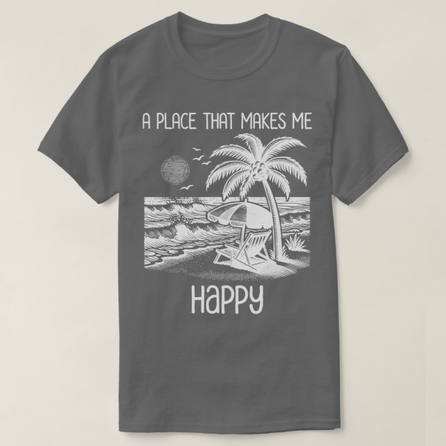 Funny Beach Life TShirt (Design Front)