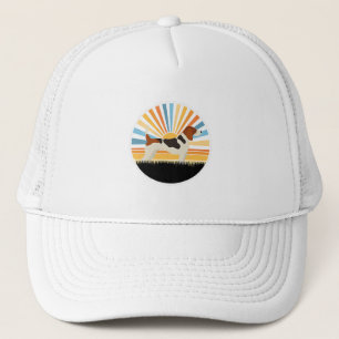 Funny Beagle Dog / Dog Mom Dog Dad / Sunset Pet   Trucker Hat