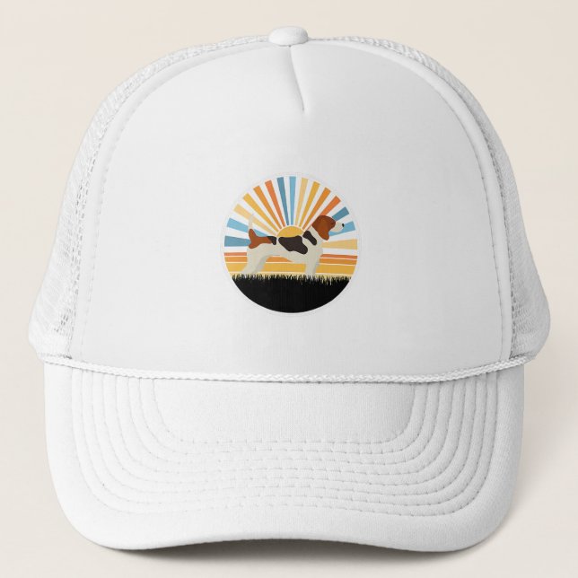  Funny Beagle Dog / Dog Mum Dog Dad / Sunset Pet   Trucker Hat (Front)
