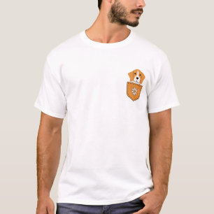 Funny Beagle Dog In The Pocket T-Shirt