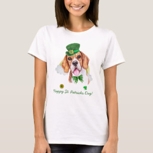 Funny Beagle Gold St. Patricks Day T-Shirt