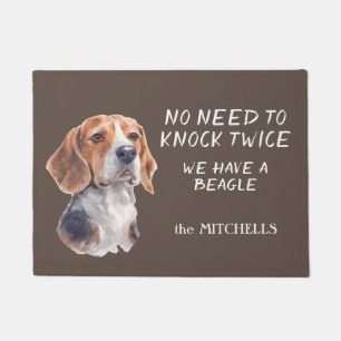 Funny Beagle Hound Doormat