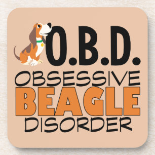 Funny Beagle Obsessed Coaster