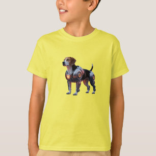 Funny Beagle Robot Children's T-Shirt