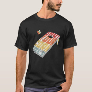 Funny Bean Bag shut your corn hole Retro Style Cor T-Shirt