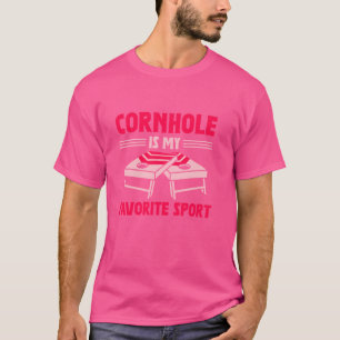Funny Bean Bag Women Cornhole Corn Hole Cornhole P T-Shirt