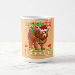 Funny Bear Animal Lover Matching Ugly Grizzly Bear Coffee Mug
