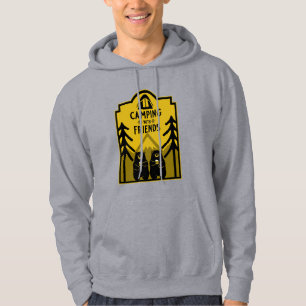 Funny Bear Camp Adventure Canada Hoodie