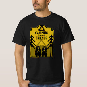 Funny Bear Camp Adventure Canada T-Shirt