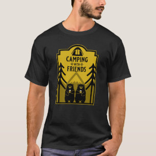 Funny Bear Camp Adventure Canada T-Shirt