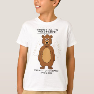 Funny Bear Cartoon T-Shirt