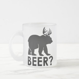 Funny Bear Deer Beer Mug