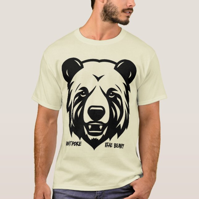 Funny bear design T-Shirt (Front)