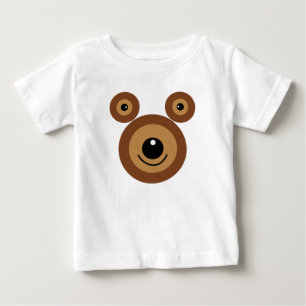 Funny bear face baby T-Shirt