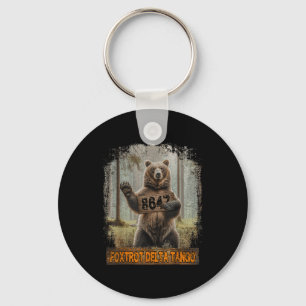Funny Bear Foxtrots Deltas Tango 8647 86 47 Patrio Key Ring