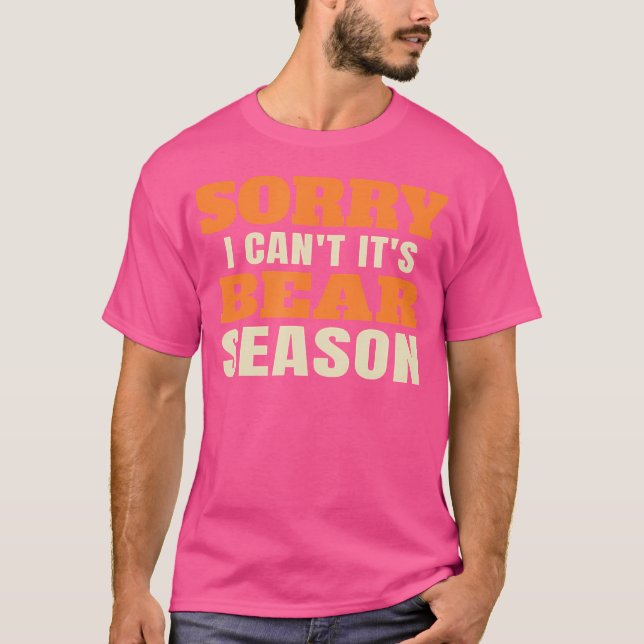Funny Bear Hunting T-Shirt (Front)
