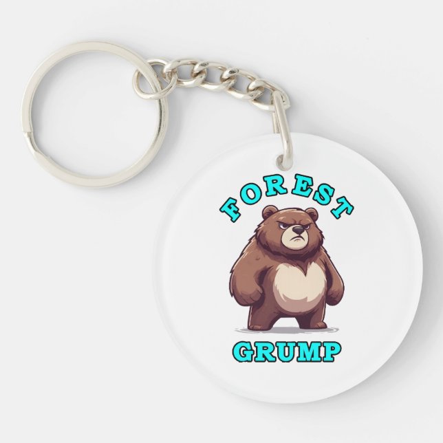 Funny Bear Key Ring (Front)