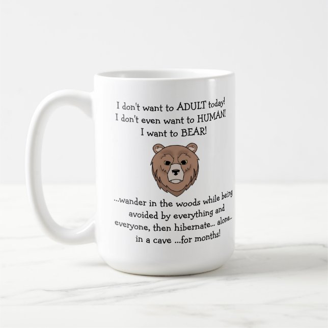 Funny Bear Mug (Left)