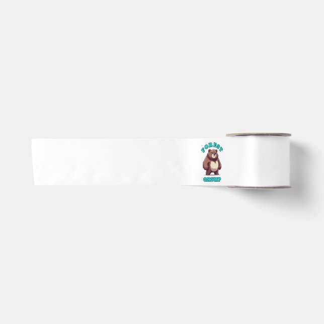 Funny Bear Satin Ribbon (Front)