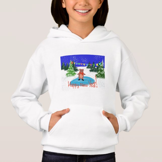 Funny bear skating (Front)