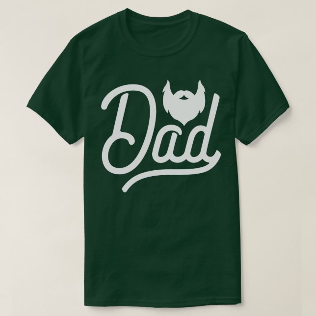 Funny Beard Gifts Dad 1 T-Shirt (Design Front)