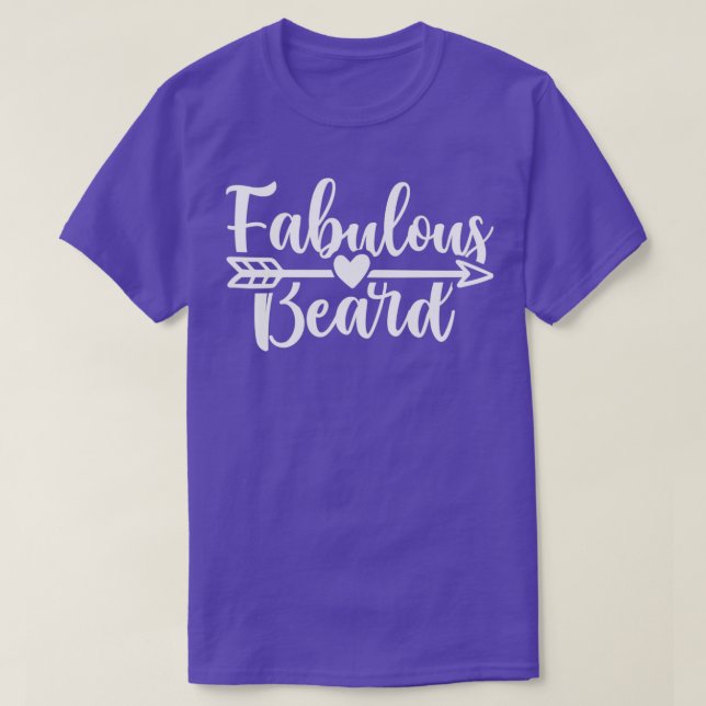 Funny Beard Gifts Fabulous Beard Classic TShirt (Design Front)