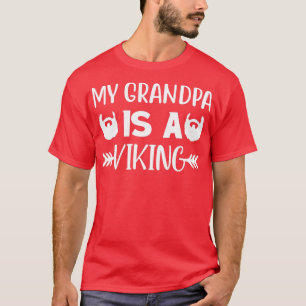 Funny Beard Gifts For Men MyGrandpa Is A Viking Cl T-Shirt