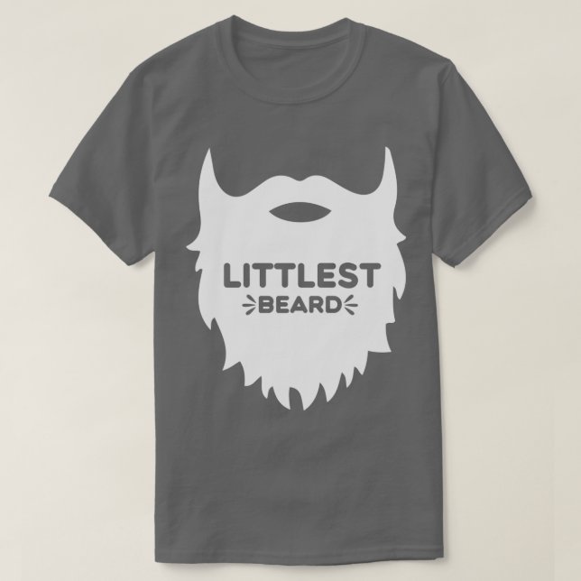 Funny Beard Gifts Littlest Beard 2 T-Shirt (Design Front)