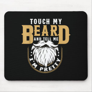 Funny Beard Quote Gift For Bearded Men Husband Or Mouse Mat