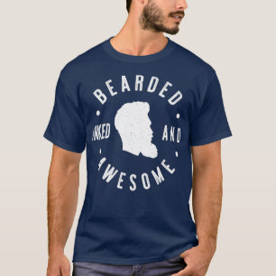 Funny Beard Shirt for Bearded Inked Awesome Tattoo