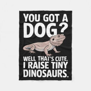 Funny Bearded Dragon Art For Men Women Bearded Dra Fleece Blanket