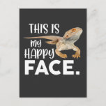Funny Bearded Dragon Face Animal Humour Postcard<br><div class="desc">Reptile Lover Gift for Lizard Fans. Funny Bearded Dragon Face Animal Humour.</div>