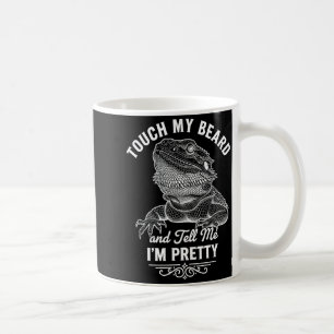 Funny bearded dragon saying reptile lover lizard coffee mug