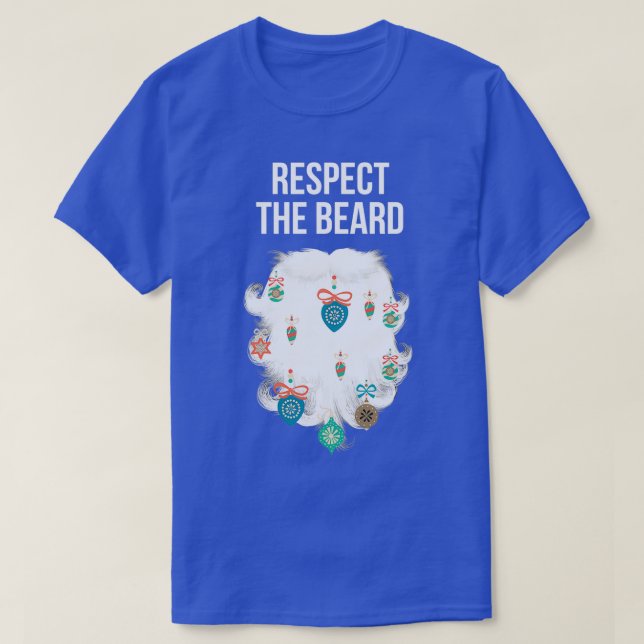 Funny Bearded Men Beards Lover Christmas Gift 2 T-Shirt (Design Front)