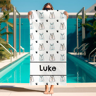 Funny Bears Kids  Beach Towel