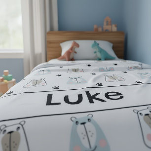 Funny Bears Kids Fleece Blanket