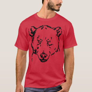 Funny Bears Zookeeper Adorable Bear Face Animal Lo T-Shirt