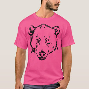 Funny Bears Zookeeper Adorable Bear Face Animal Lo T-Shirt