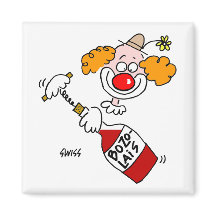 Funny Beaujolais Wine Cartoon Tasting Party Favour