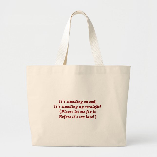 Funny Beautician Tote Bag (Front)