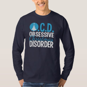 Funny Beautiful Blue Christmas Tree T-Shirt