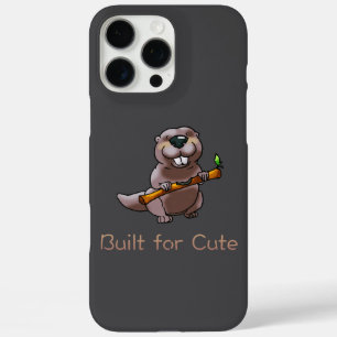 Funny Beaver Cartoon – Built for Cute iPhone 16 Pro Max Case