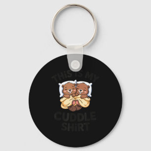Funny Beaver Couple This Is My Cuddle  Key Ring