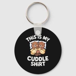Funny Beaver Couple This Is My Cuddle  Key Ring