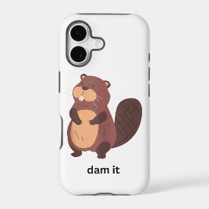 Funny Beaver Dam it Beavers Humour Cute Animal Gra