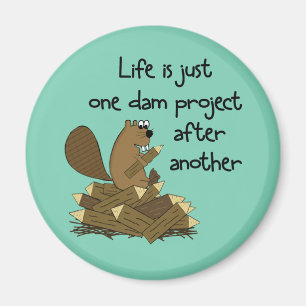 Funny Beaver Do-It-Yourselfer Magnet