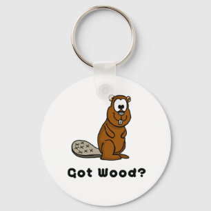 Funny Beaver Key Ring