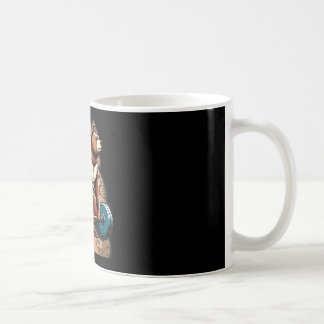 Funny Beaver With Red Boxing Gloves Costume Coffee Mug