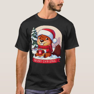 Funny Beavers Christmas T-Shirt