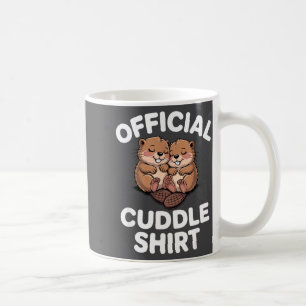 Funny Beavers Hugging Cuddle Coffee Mug